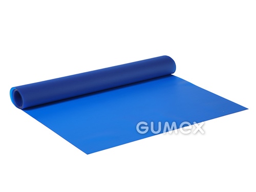 Fólia pre nafukovacie predmety 883, hrúbka 0,3mm, šírka 1300mm, 79°ShA, dezén D302, PVC, +5°C/+40°C, modrá